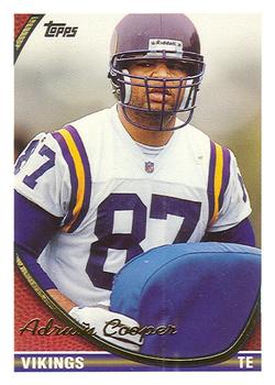 Adrian Cooper Minnesota Vikings 1994 Topps NFL #653